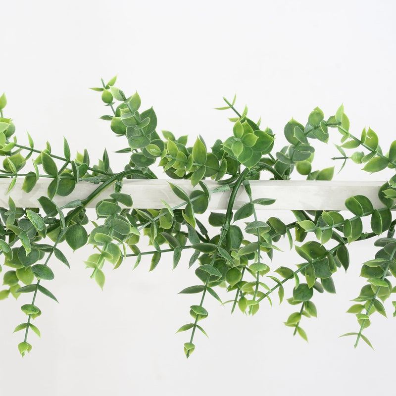 66 Inch Eucalyptus Rattan Boxwood Hanging Garland Greenery UV Protected Artificial Plant