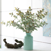 25 Inch Artificial Eucalyptus Stems with Fruits, Real Touch, 10 Pcs Bulk Pack