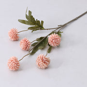 8 Colors Artificial Silk Pompon Mums 8 Pcs Bulk Chrysanthemums for DIY Bouquets