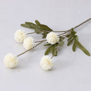 8 Colors Artificial Silk Pompon Mums 8 Pcs Bulk Chrysanthemums for DIY Bouquets