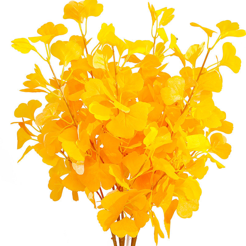 35 Inch Real Touch Ginkgo Biloba Branch Artificial Plant Bulk Wholesale