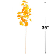 35 Inch Real Touch Ginkgo Biloba Branch Artificial Plant Bulk Wholesale