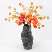 27 Inch Artificial Cape Gooseberry Stems 6 Pcs Real Touch Peru Groundcherry Fall Decor