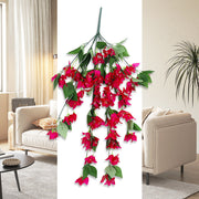 2 Pcs Bougainvillea Artificial Silk Trailing Vines UV Resistant Outdoor Plants