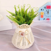 Artificial Fern Bush 11 Inch Greenery Spring Grass Plant Bulk Wholesale
