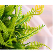 Artificial Fern Bush 11 Inch Greenery Spring Grass Plant Bulk Wholesale