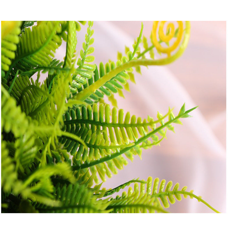 Artificial Fern Bush 11 Inch Greenery Spring Grass Plant Bulk Wholesale