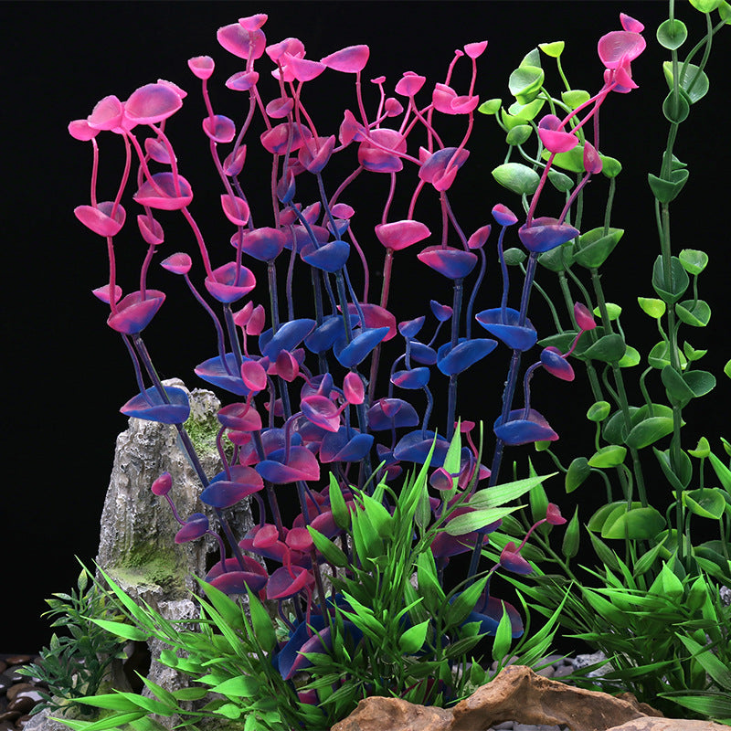 13 Inch Artificial Fish Tank Plants Bulk Quantity for Aquarium Decor