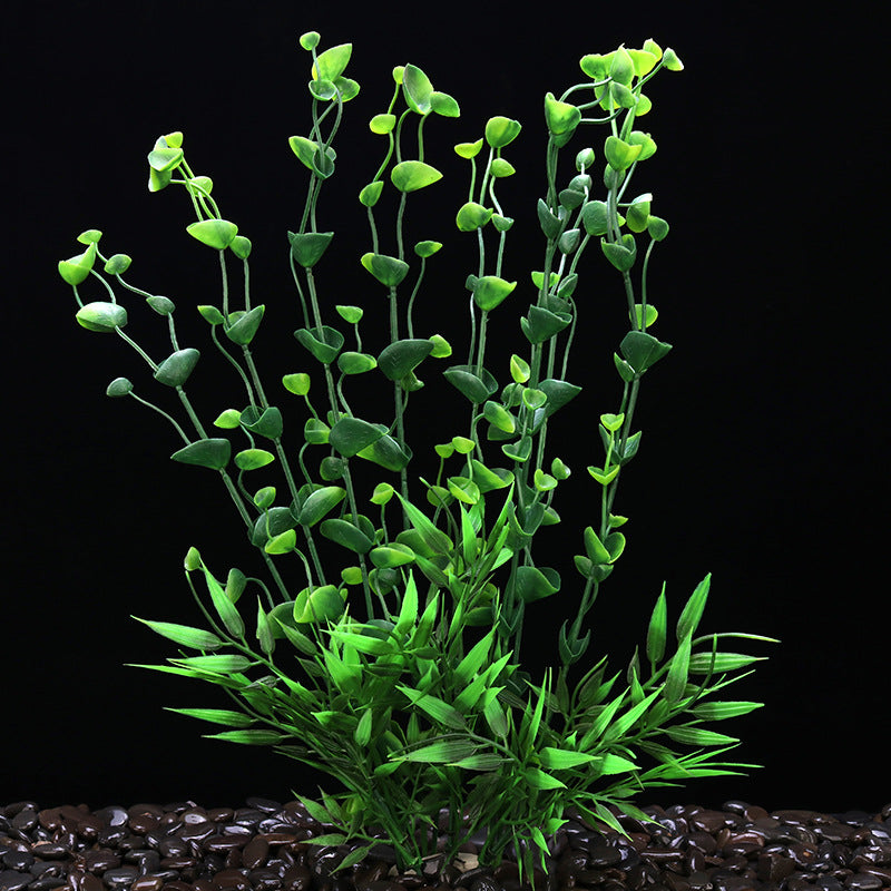 13 Inch Artificial Fish Tank Plants Bulk Quantity for Aquarium Decor