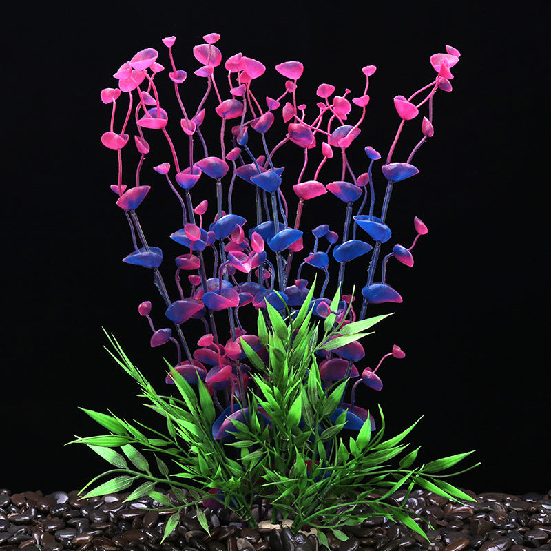 13 Inch Artificial Fish Tank Plants Bulk Quantity for Aquarium Decor