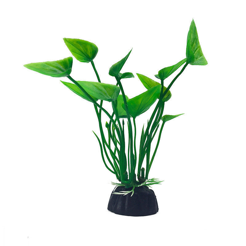 10 Pcs Artificial Aquarium Plants Bulk Fish Tank Decorations Mixed Styles