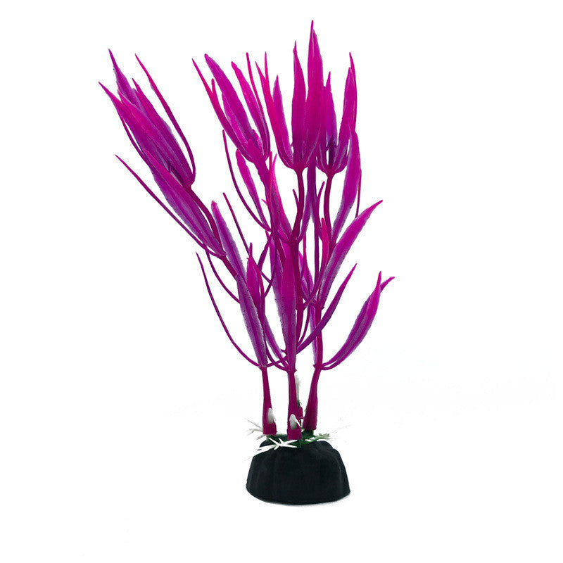 10 Pcs Artificial Aquarium Plants Bulk Fish Tank Decorations Mixed Styles