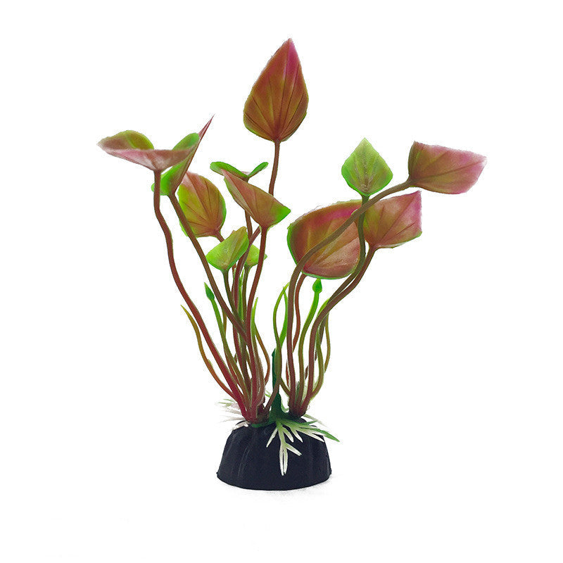 10 Pcs Artificial Aquarium Plants Bulk Fish Tank Decorations Mixed Styles