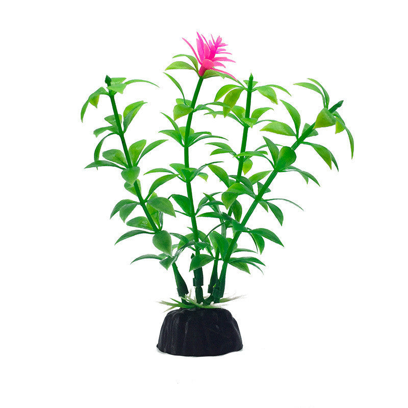 10 Pcs Artificial Aquarium Plants Bulk Fish Tank Decorations Mixed Styles