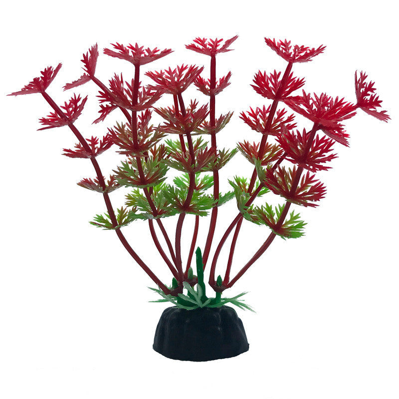 10 Pcs Artificial Aquarium Plants Bulk Fish Tank Decorations Mixed Styles