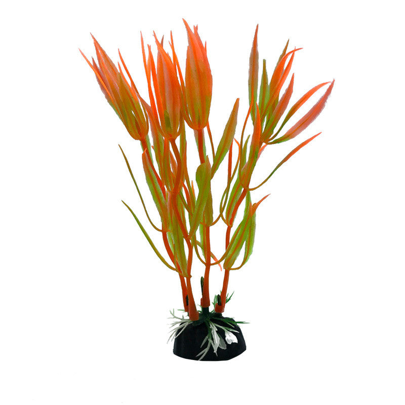 10 Pcs Artificial Aquarium Plants Bulk Fish Tank Decorations Mixed Styles