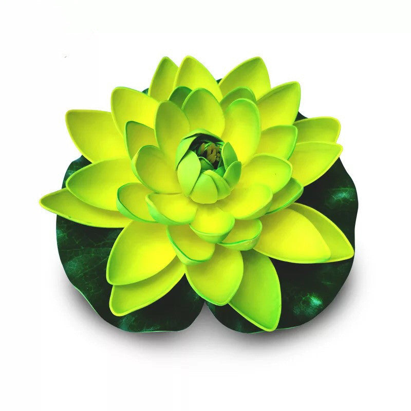 7 Inch Artificial Lily Lotus Floating Pads for Ponds, Bulk Quantity, Outdoor Use