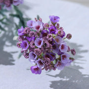 Artificial Sweet Alyssum Flowers, 50 Pcs Bulk, Flocked Silk, White, Wedding & Home Decor