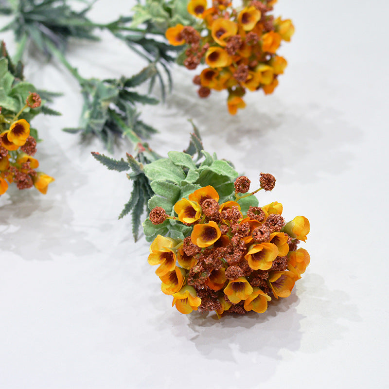 Artificial Sweet Alyssum Flowers, 50 Pcs Bulk, Flocked Silk, White, Wedding & Home Decor