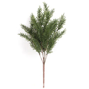 Cedar Pine Bush Artificial Plants 10 Pcs Green Christmas Decorative Foliage