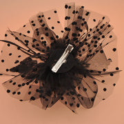 20 Pcs Artificial Flower Feather Mesh Net Veil Hat Accessories for DIY Wedding Tea Party Centerpieces