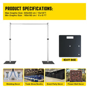 Artificial Flower Wall Stand Adjustable Pipe and Drape Support Frame Bulk Wholesale