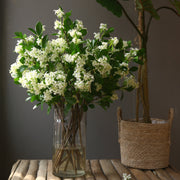 28 Inch Night Blooming Jasmine Artificial Silk Flowers, 6 Stems Lilac Long Stems