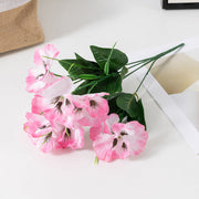 8 Pcs Silk Pansy Bushes Artificial Flowers UV Resistant Outdoor Plants
