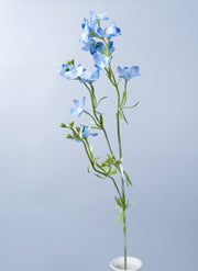 28 Inch Blue Artificial Silk Hyacinth Flowers 10 Stems Bulk Wholesale