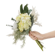Artificial Hydrangea Flowers Bouquet 12 Inch Mixed Color Silk Bulk Arrangement 10 Pcs