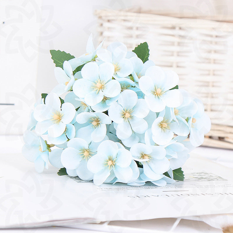 9 Inch Silk Begonia Bush Artificial Flowers Bulk Small Floral Arrangements