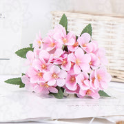 9 Inch Silk Begonia Bush Artificial Flowers Bulk Small Floral Arrangements