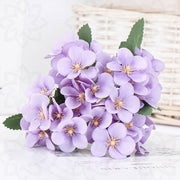 9 Inch Silk Begonia Bush Artificial Flowers Bulk Small Floral Arrangements