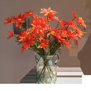 20 Inch Daisy Bouquet 10 Pcs Artificial Silk Flowers Stems Bulk Wholesale