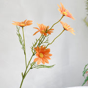 20 Inch Daisy Bouquet 10 Pcs Artificial Silk Flowers Stems Bulk Wholesale