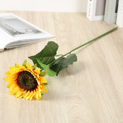 Artificial Sunflower Stems 12 Inch 10 Pcs Bulk Silk Sunflowers for Fall Indoor Outdoor Decoration