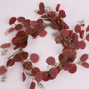 5.9 Ft Artificial Eucalyptus Garland with Berries – Bulk Silk Flower Garland
