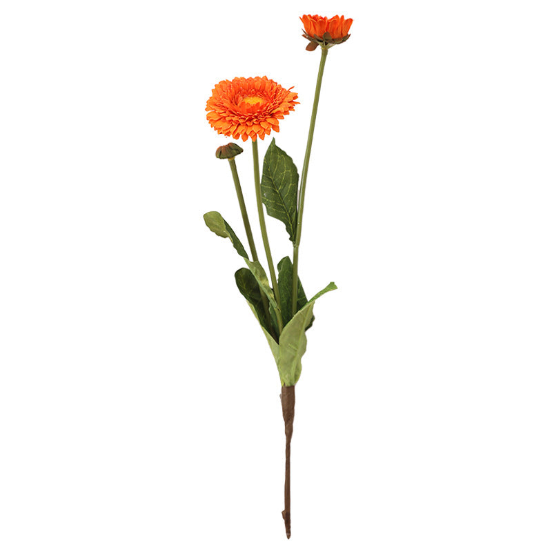 15 Inch Artificial Marigold Stems Calendula Spray Bulk 10 Pcs Silk Flowers