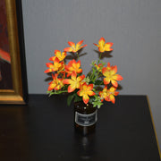 Artificial Clematis Flower Bouquet 10 Pcs Silk Table Decor Bulk Wholesale