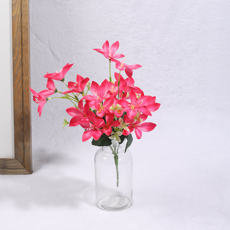 Artificial Clematis Flower Bouquet 10 Pcs Silk Table Decor Bulk Wholesale