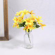 Artificial Clematis Flower Bouquet 10 Pcs Silk Table Decor Bulk Wholesale