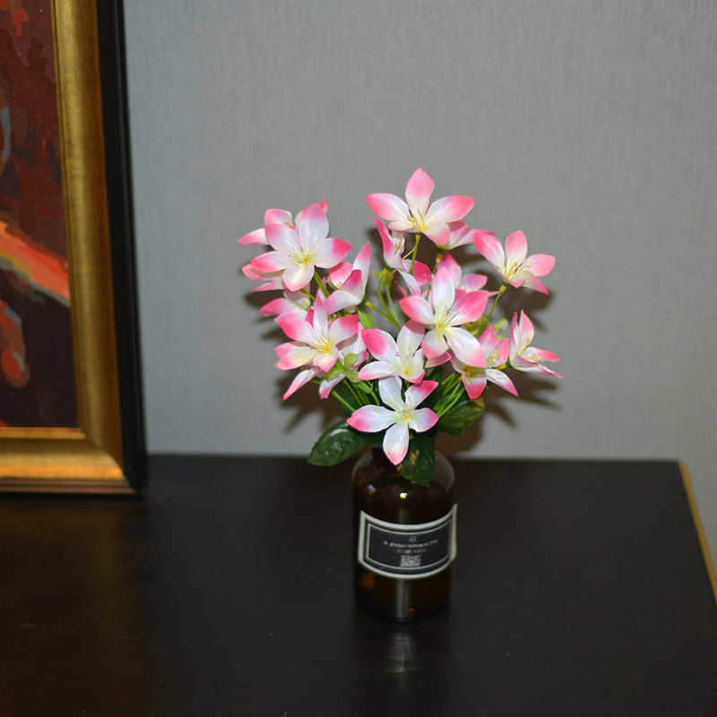 Artificial Clematis Flower Bouquet 10 Pcs Silk Table Decor Bulk Wholesale
