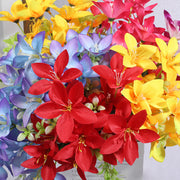 Artificial Clematis Flower Bouquet 10 Pcs Silk Table Decor Bulk Wholesale
