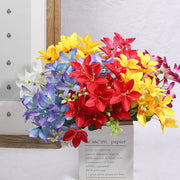 Artificial Clematis Flower Bouquet 10 Pcs Silk Table Decor Bulk Wholesale