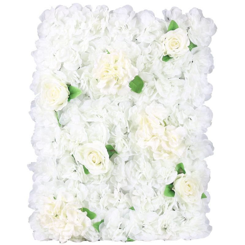 Artificial Flowers Backdrop 4 Panels 11 Sq Ft Peony Wall Mat UV Protected Artificial Floral Panel