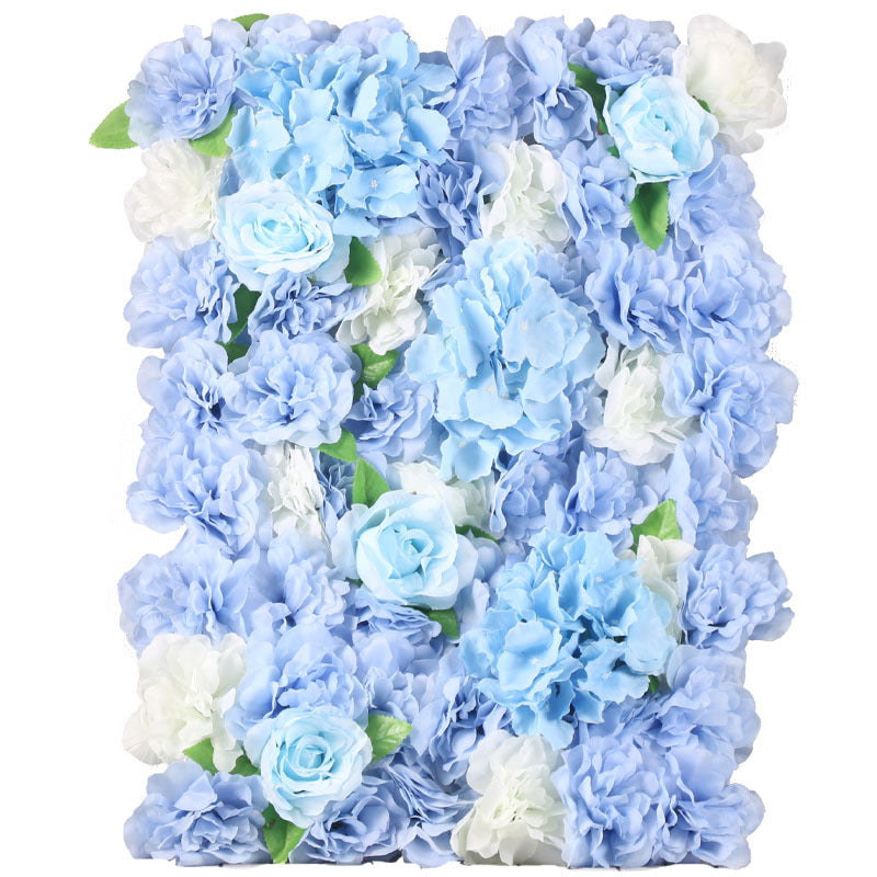 Artificial Flowers Backdrop 4 Panels 11 Sq Ft Peony Wall Mat UV Protected Artificial Floral Panel