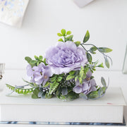1 Bush 10 Inch Artificial Flowers Peony with Buds Bouquet - Artificialmerch