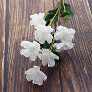 5 Pcs Artificial Primrose Stems Branch Spray February Birth Flower Silk Flowers