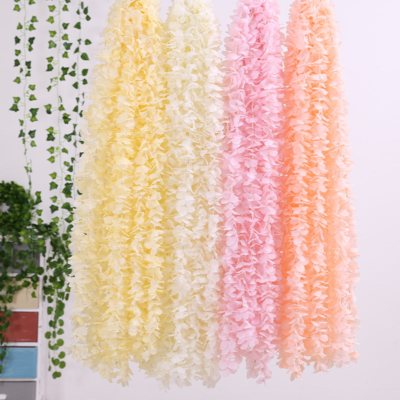 35 Inch Artificial Orchid Hanging Garland Vine - 35" Bulk Rattan Flower Decor