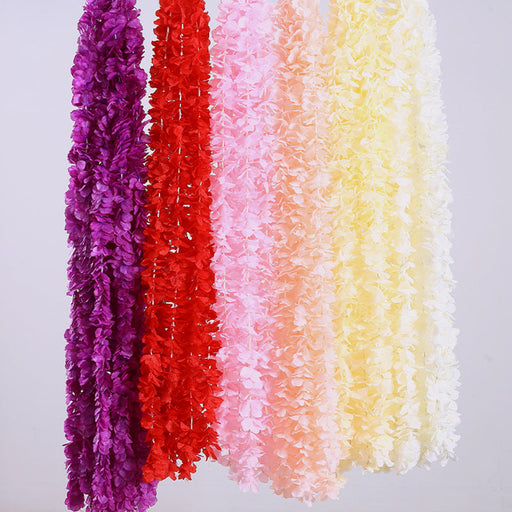 35 Inch Artificial Orchid Hanging Garland Vine - 35" Bulk Rattan Flower Decor